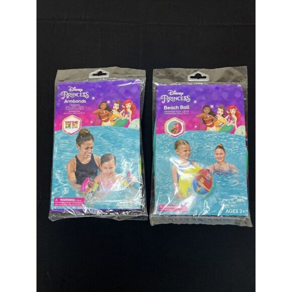 Disney Princess Armbands Floats & Beach Ball - New in Package‎
